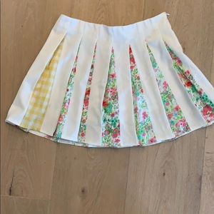 Pleated tennis skirt